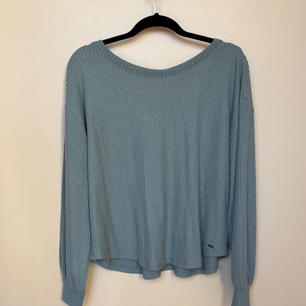 Hollister Green Long Sleeve Top